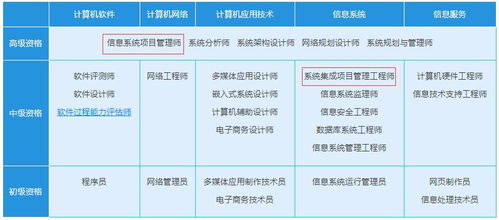 系统集成项目管理工程师中级与高级的区别及其在信息系统集成服务中的应用